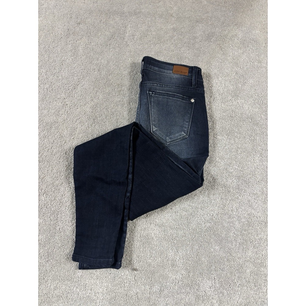 Judy Blue Skinny Fit Bandana Cut Outs Size 3/26 Dark Wash